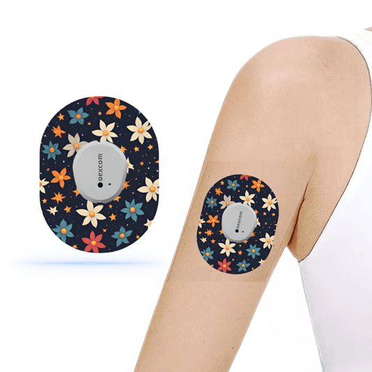 Nightflowers CGM sensor patches för Dexcom G7 (5-pack) - Diabeteshjalp