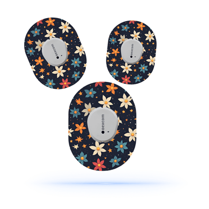 Nightflowers CGM sensor patches för Dexcom G7 (5-pack) - Diabeteshjalp