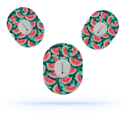 Watermelon CGM sensor Patches för Dexcom G7 ( 5-pack) - Diabeteshjalp