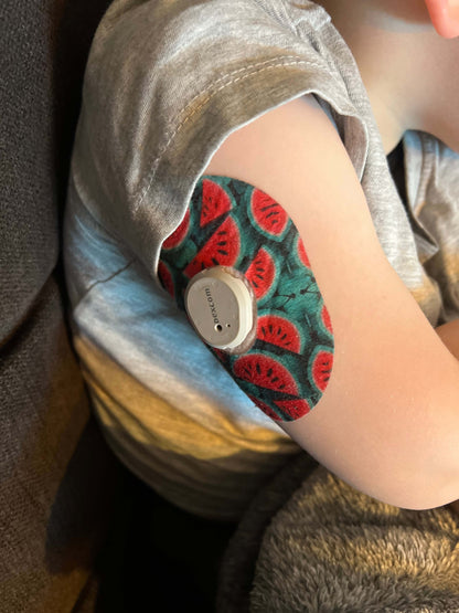 Watermelon CGM sensor Patches för Dexcom G7 ( 5-pack) - Diabeteshjalp