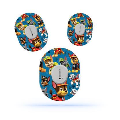 Paw Patrol CGM sensor patches för Dexcom G7 Sensor (5-pack) - Diabeteshjalp