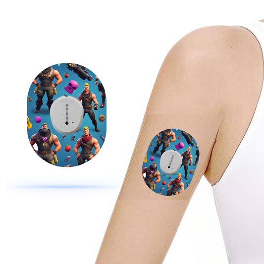 FortniteTeam CGM Sensor Patches för Dexcom G7 (10-pack) - Diabeteshjalp