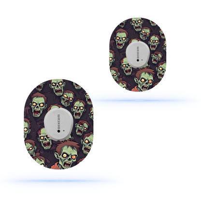 Monster Zombie CGM Sensor Patches för Dexcom G7 (10-pack) - Diabeteshjalp