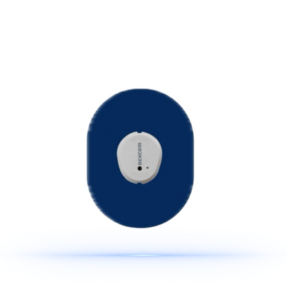 Navy Blue CGM overpatches för Dexcom One+ Sensor (10-pack) - Diabeteshjalp