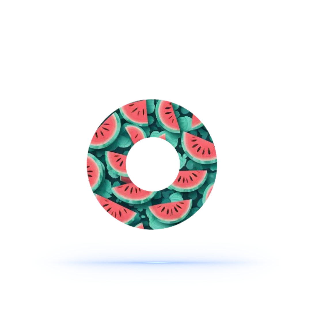 Watermelon CGM sensor patch för Freestyle Libre 1 & 2 (10-pack) - Diabeteshjalp