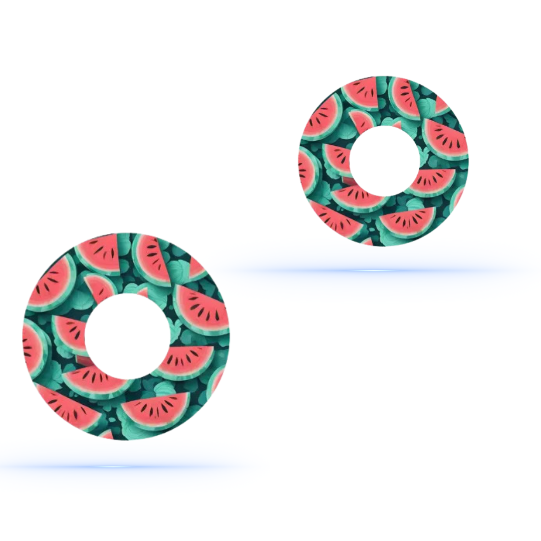 Watermelon CGM sensor patch för Freestyle Libre 1 & 2 (10-pack) - Diabeteshjalp