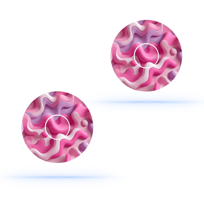 Camouflage Army Pink CGM Sensor Patch för Freestyle Libre 3 (10-pack) inkl. Sensor Sticker - Diabeteshjalp