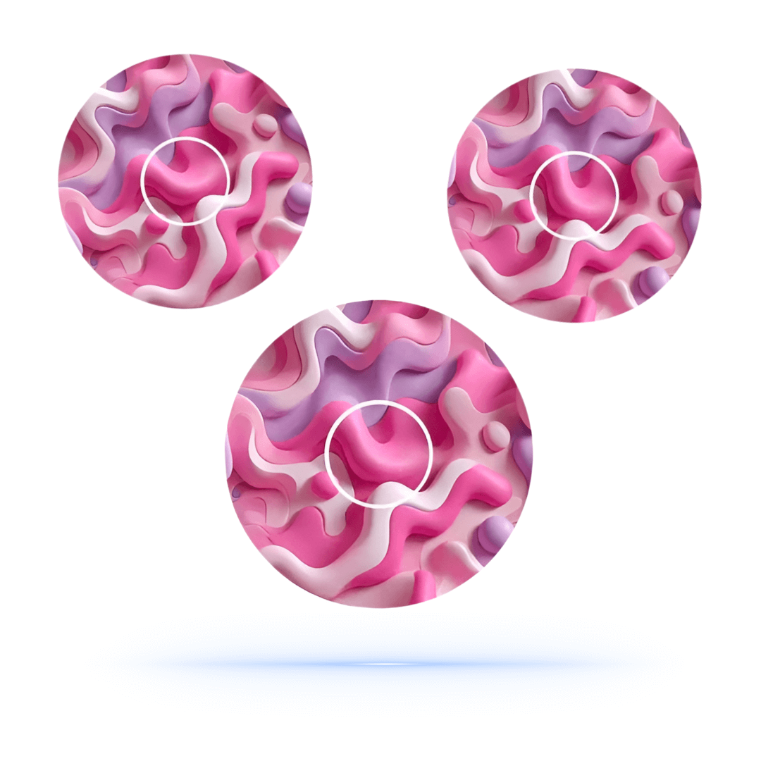 Camouflage Army Pink CGM Sensor Patch för Freestyle Libre 3 (10-pack) inkl. Sensor Sticker - Diabeteshjalp