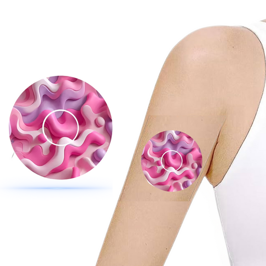 Camouflage Army Pink CGM Sensor Patch för Freestyle Libre 3 (10-pack) inkl. Sensor Sticker - Diabeteshjalp