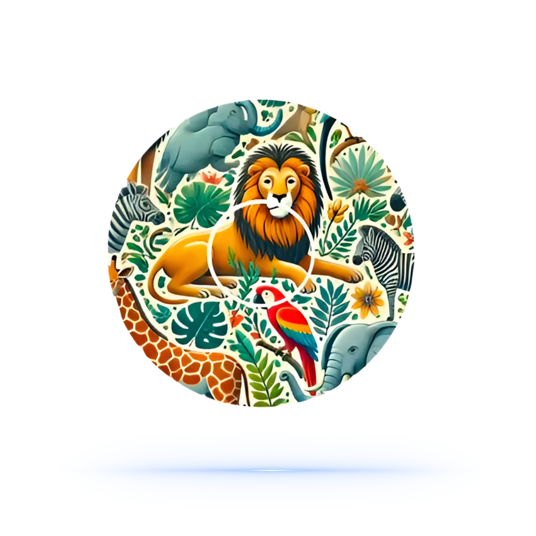 Animal Kingdom CGM Patches för Freestyle Libre 3 (10-pack) inkl. Sensor Sticker - Diabeteshjalp