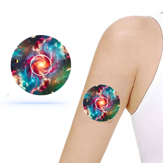Galaxy CGM Sensor Patch för Freestyle Libre 3 (10-pack) inkl. Sensor Sticker - Diabeteshjalp