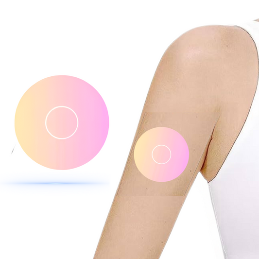 Pinkish CGM Sensor Patch för Freestyle Libre 3 (10-pack) inkl. Sensor Sticker - Diabeteshjalp