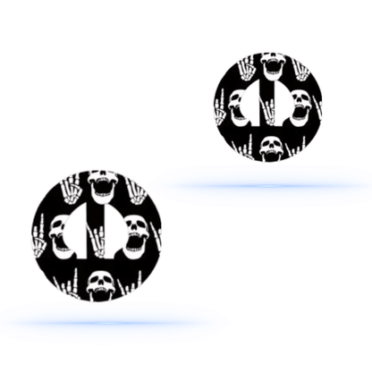Rock'N'Roll Skull Sensor Patches för Medtronic Guardian 4 (10-pack) - Diabeteshjalp