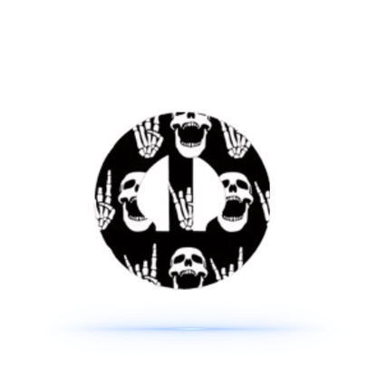 Rock'N'Roll Skull Sensor Patches för Medtronic Guardian 4 (10-pack) - Diabeteshjalp