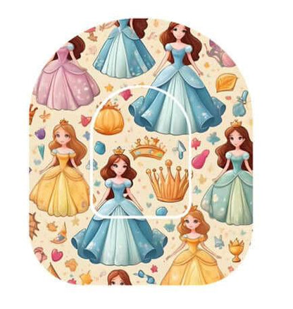 Omnipod Prinsessans Overpatches & pumpsticker.