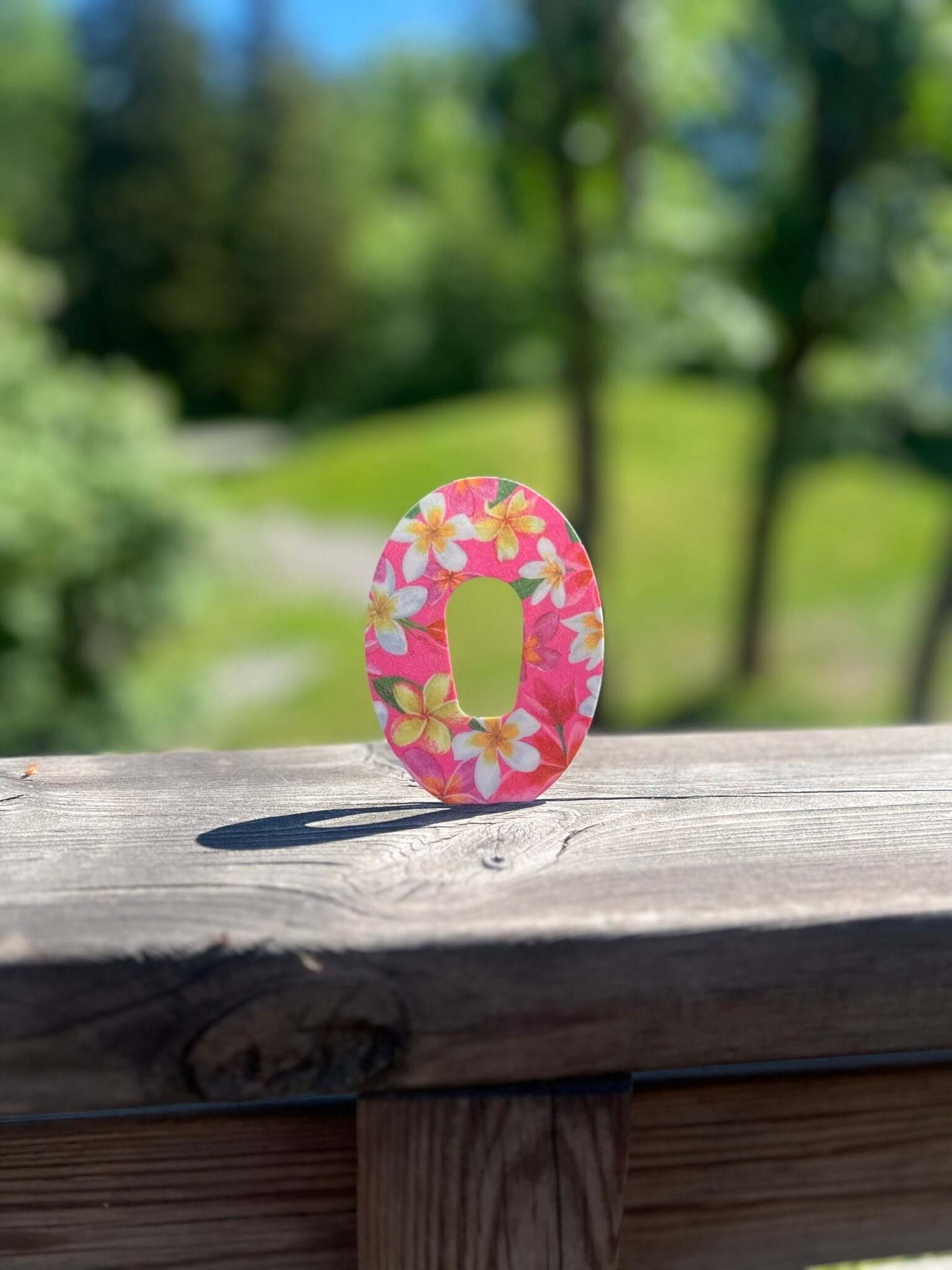 Pink Flower CGM Patch För Dexcom G6 (5-Pack) - Diabeteshjalp