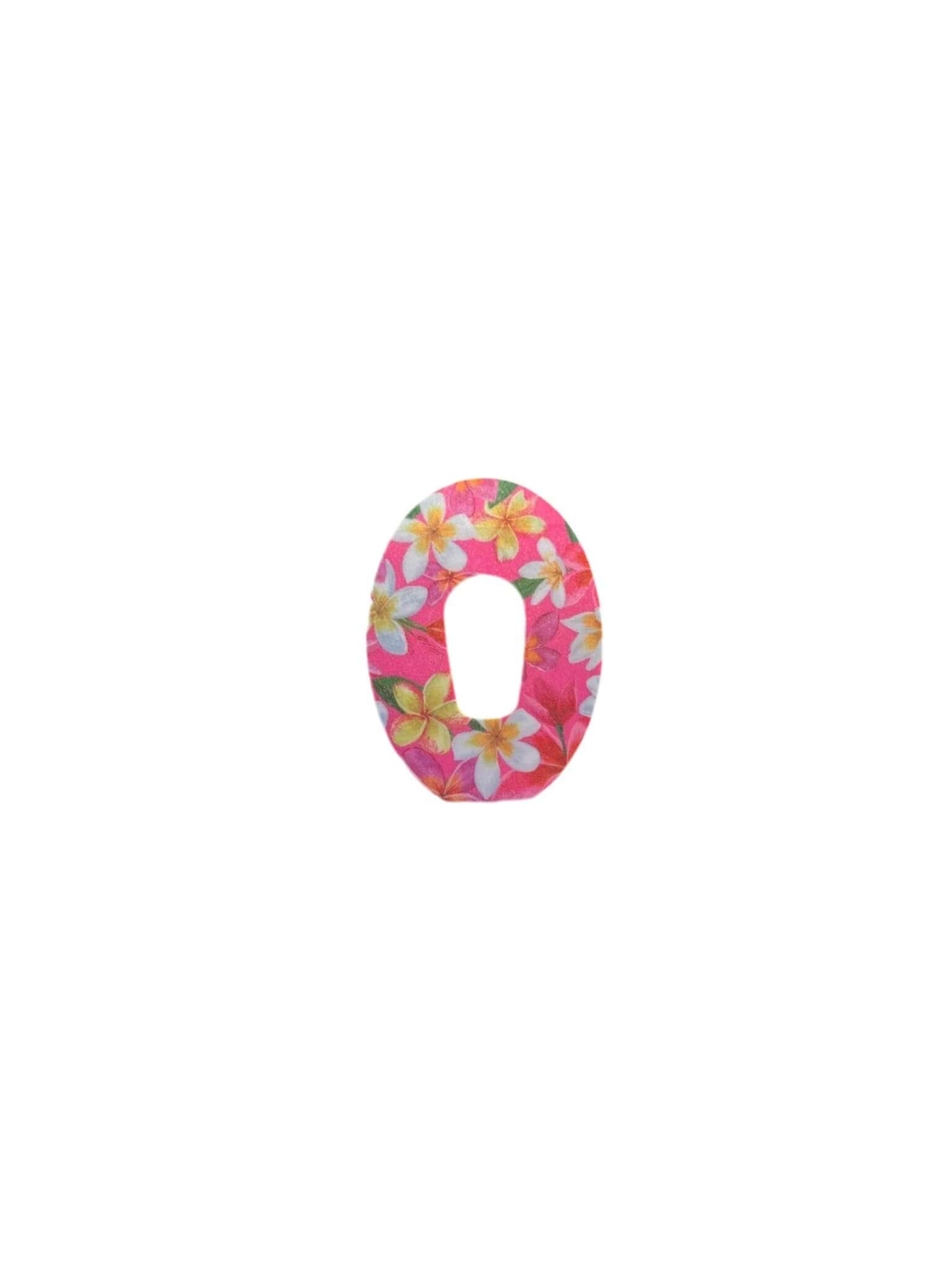 Pink Flower CGM Patch För Dexcom G6 (5-Pack) - Diabeteshjalp