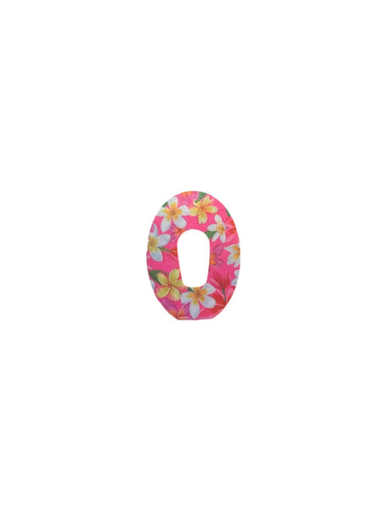Pink Flower CGM Patch För Dexcom G6 (5-Pack) - Diabeteshjalp