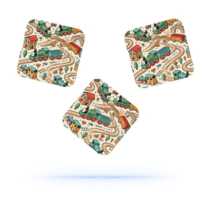 Brio Tåg CGM patches med lekfullt tågtema för Medtronic Simplera överpatch och sensor sticker stabilitet.