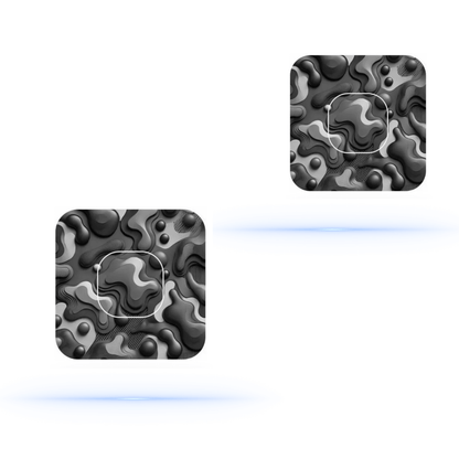 Camouflage Army grey CGM overpatches för Simplera (10-pack) inkl. Sensor Sticker - Diabeteshjalp