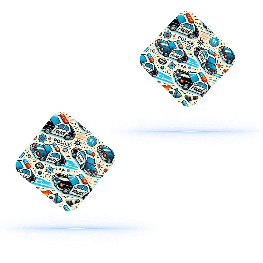 Polisbilar CGM Sensor Patch för Simplera (10-pack) inkl. Sensor Sticker - Diabeteshjalp
