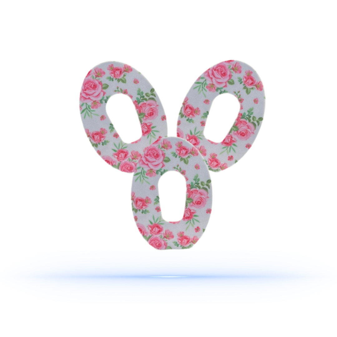 White Flower CGM Sensor Patches För Dexcom G6 (5-pack) - Diabeteshjalp