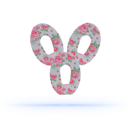 White Flower CGM Sensor Patches För Dexcom G6 (5-pack) - Diabeteshjalp