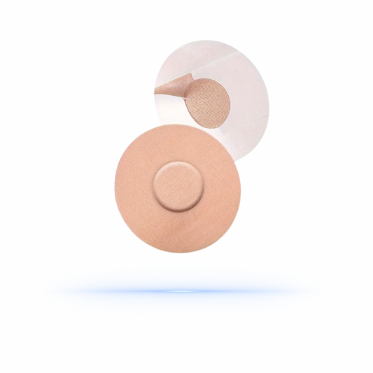 StayActive Beige sensor Patch för Freestyle Libre 1,2 och 3  (10-pack) - Diabeteshjalp