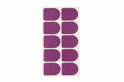 Lila Omnipod Glitterstickers för personlig stil och skydd av din insulinpump