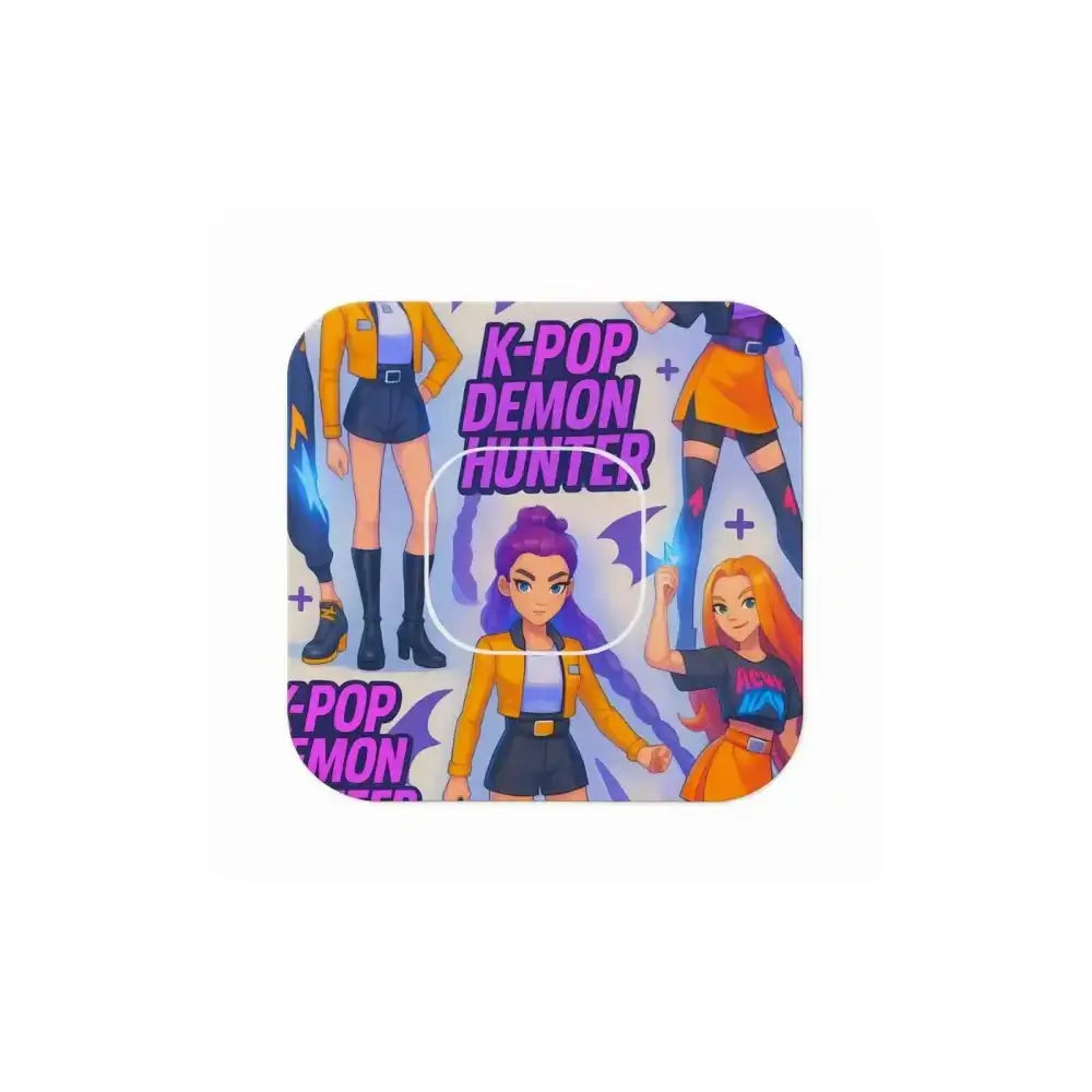 K-POP Demon Hunter Overpatch för Medtronic Simplera Sync-sensor med anime-design, inspirerad av K-pop och hjältinnor.