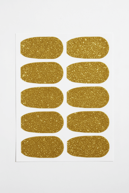 Guldglitter glitterstickers Dexcom G6 - färgglada CGM-sensor dekorationer