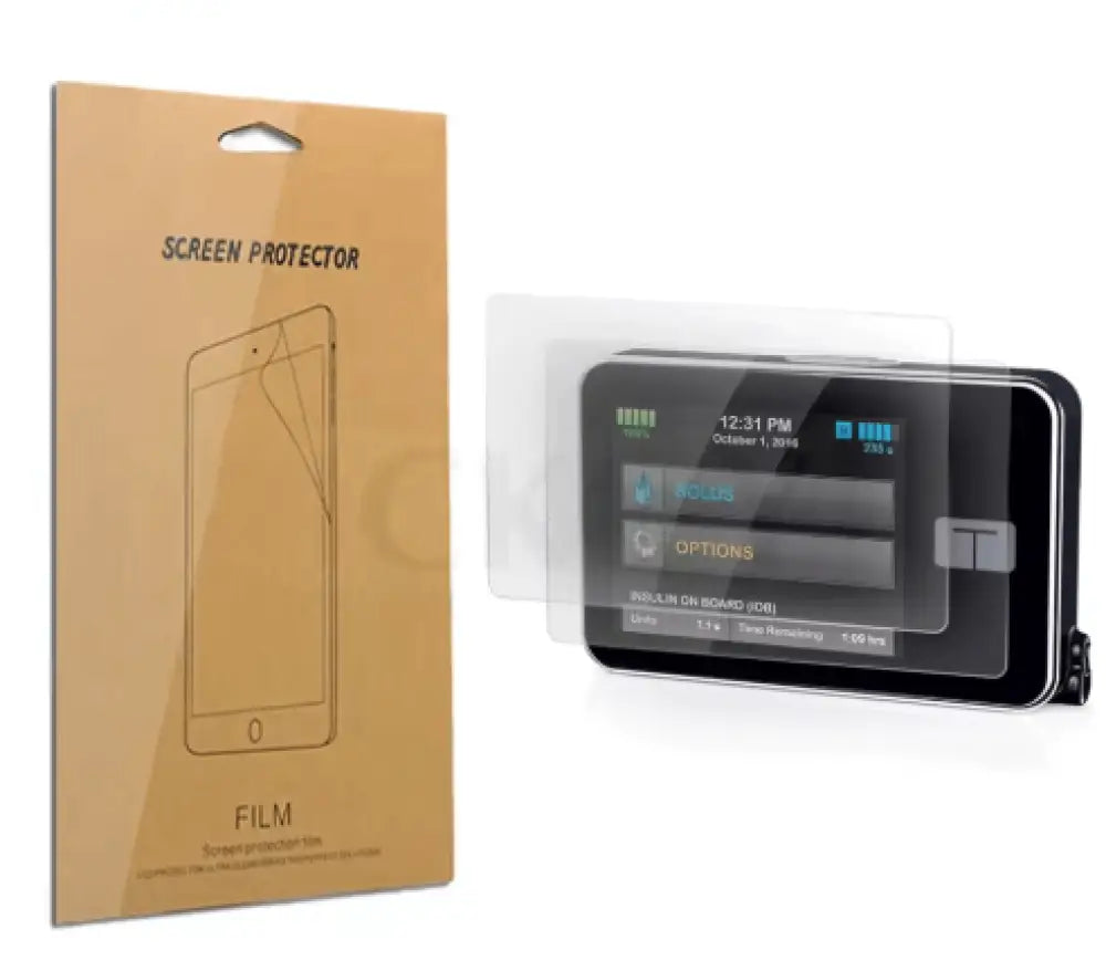 Skärmskydd för insulinpump Tandem t Slim X2 (2-pack).