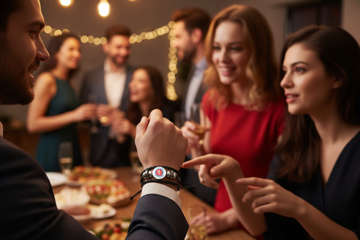 Vid social sammankomst